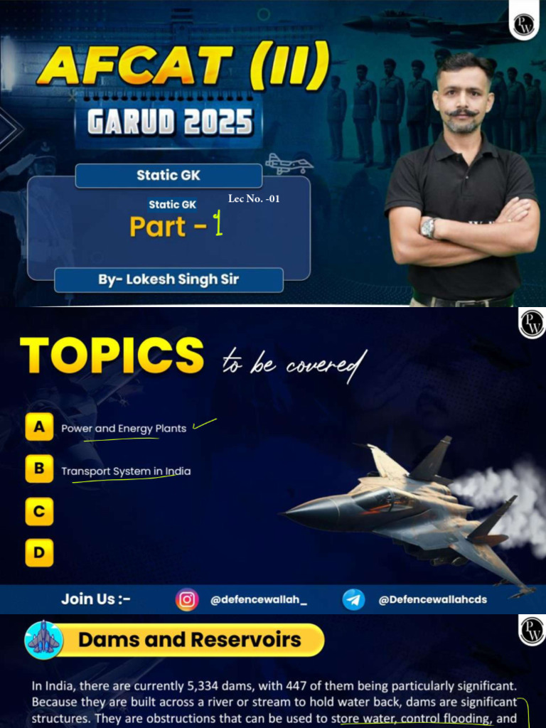 GK Static 01 Class Notes | PDF