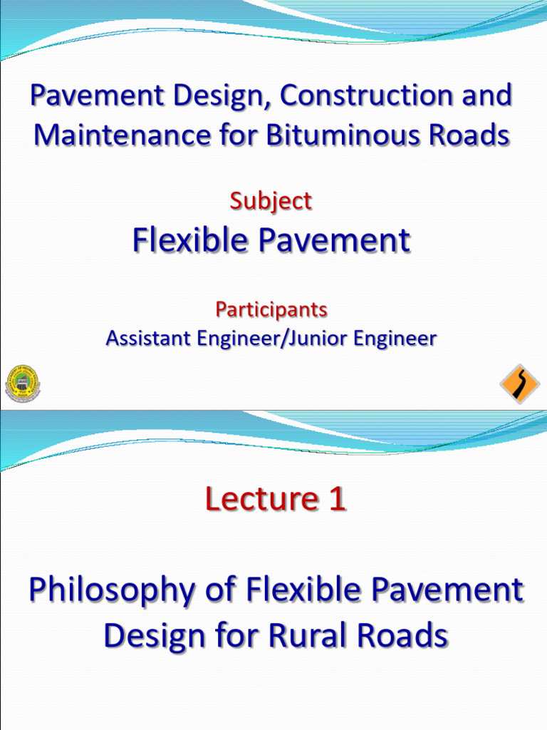 Flexible Pavement Design for Rural Roads | PDF | Road Surface ...