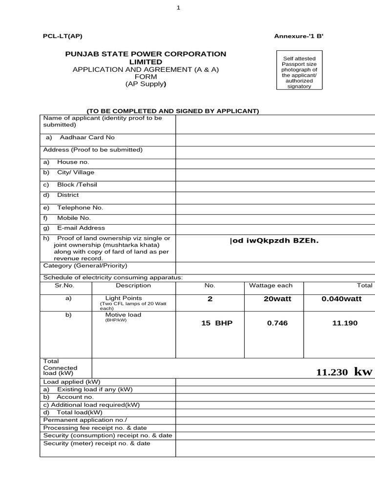 Ap A&a Form | PDF | Identity Document