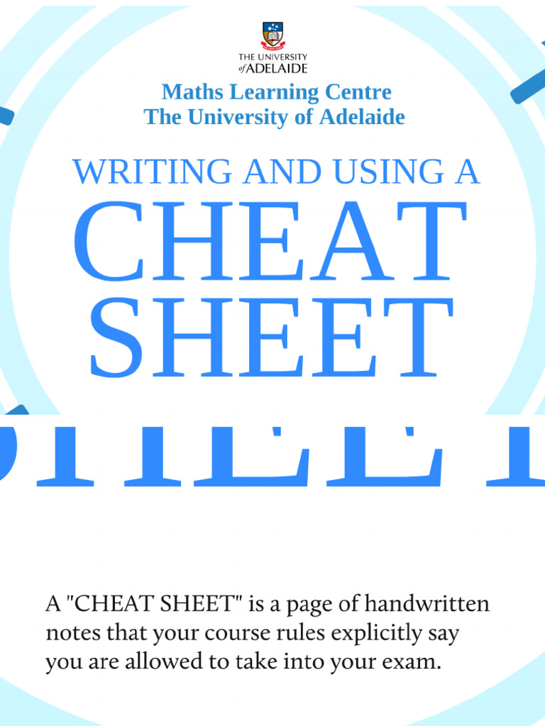 Cheat Sheet | PDF