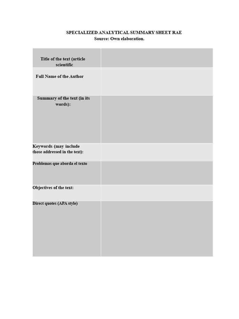 Format RAE card (4) | PDF