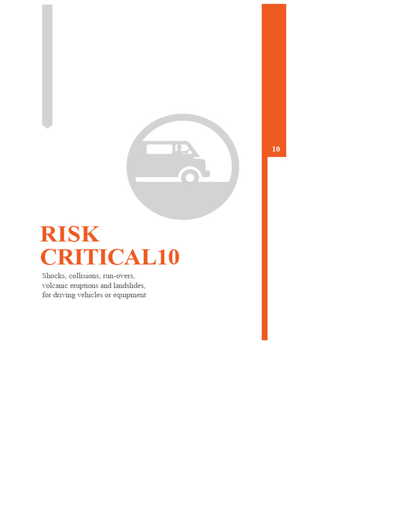 Critical Risk No. 10 CODELCO | PDF | Traffic Collision | Verification ...