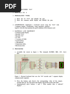 Digitallyページ Encoder in Digital Logic - IC 74147 Decimal to BCD Priority