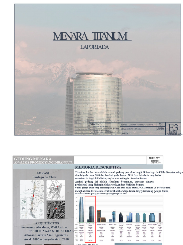 Analisis Struktur Menara Titanium | PDF