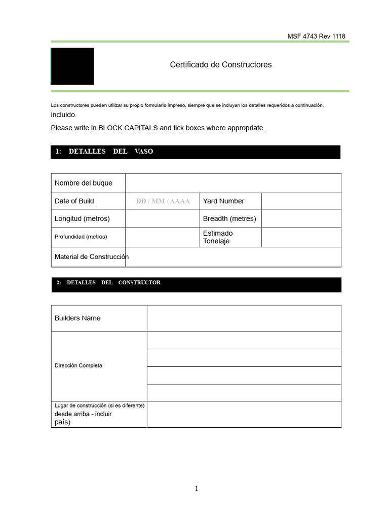 Certificado de Constructores MSF HHH Req12 8 | PDF