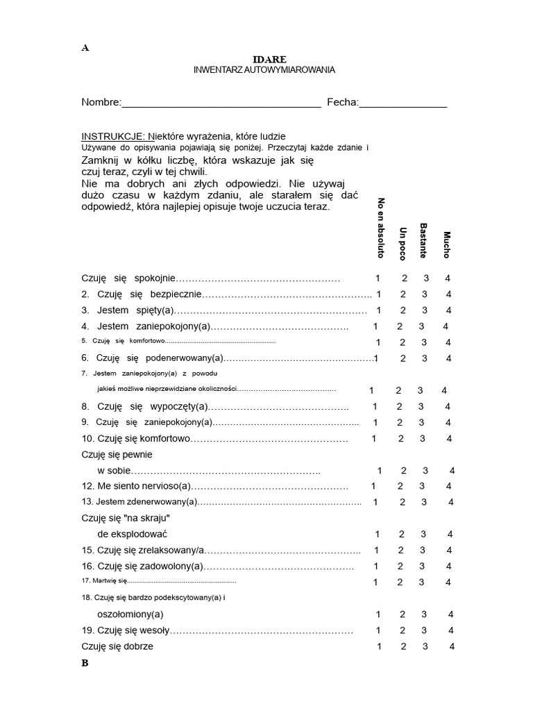 Test IDARE | PDF