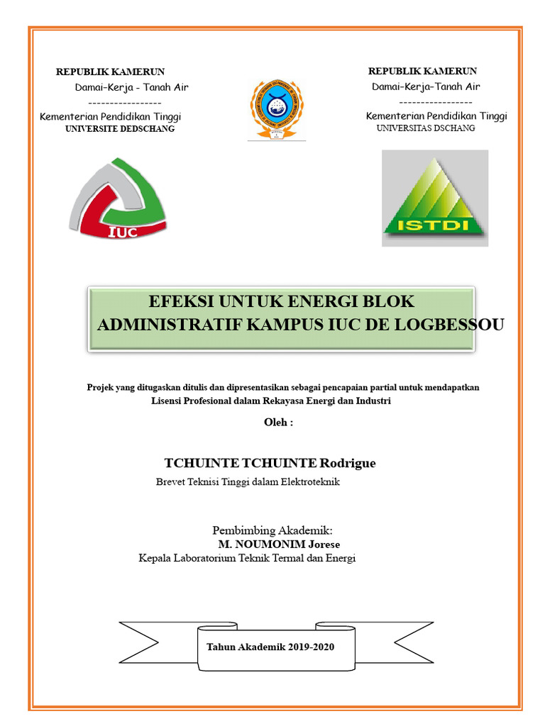 Proyek Tugas Akhir - Efisiensi Energi Blok Administratif IUC 2020 | PDF