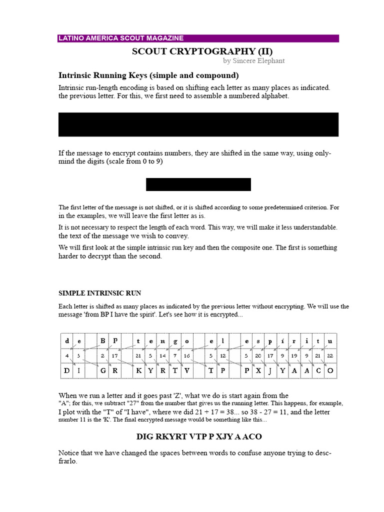 Scout 01 | PDF | Encryption | Cryptography