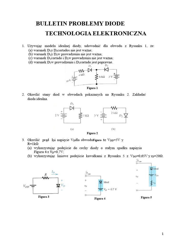 Problemy Z Diodami W Elektronice | PDF