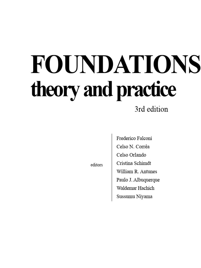 Foundations Theory and Practice Sum | PDF