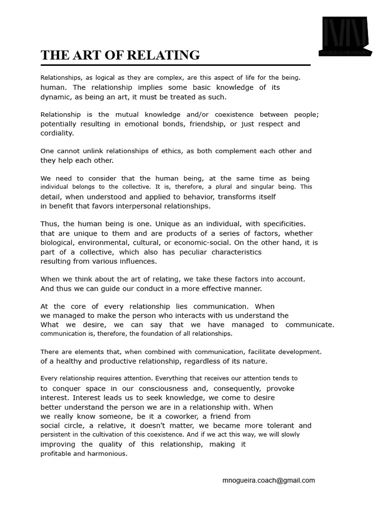 Mastering Interpersonal Relationships | PDF | Communication | Knowledge