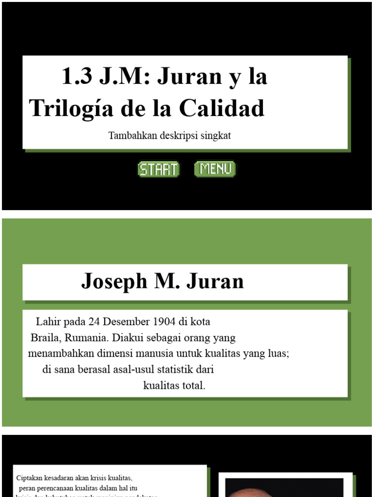 Trilogia Kualitas Juran: Perencanaan dan Peningkatan | PDF