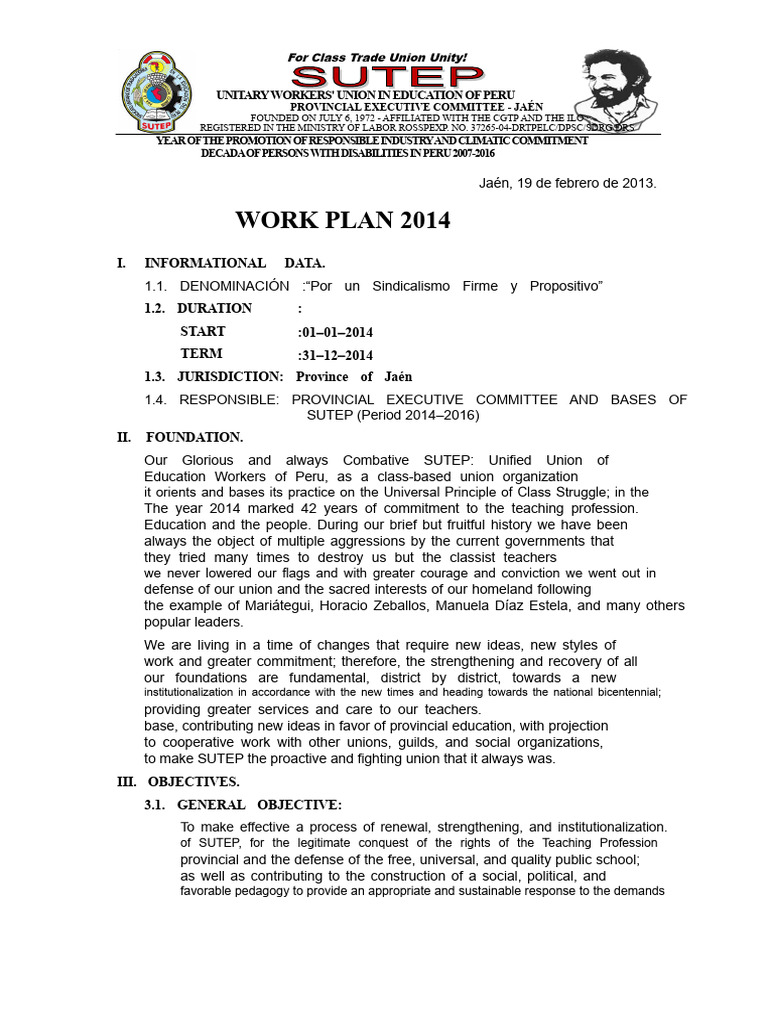Work Plan | PDF