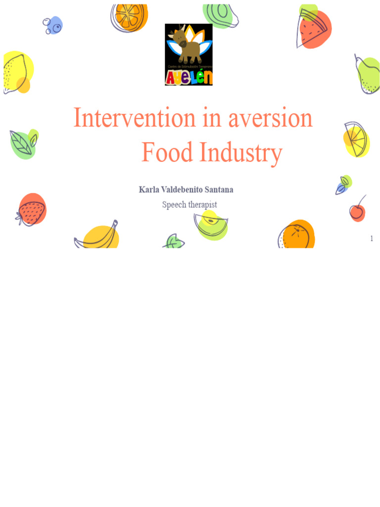 Food Aversion. Karla Valdebenito | PDF | Sensory Processing Disorder ...