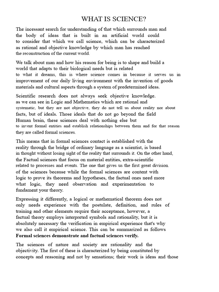 Understanding Science: Key Concepts | PDF | Science | Knowledge