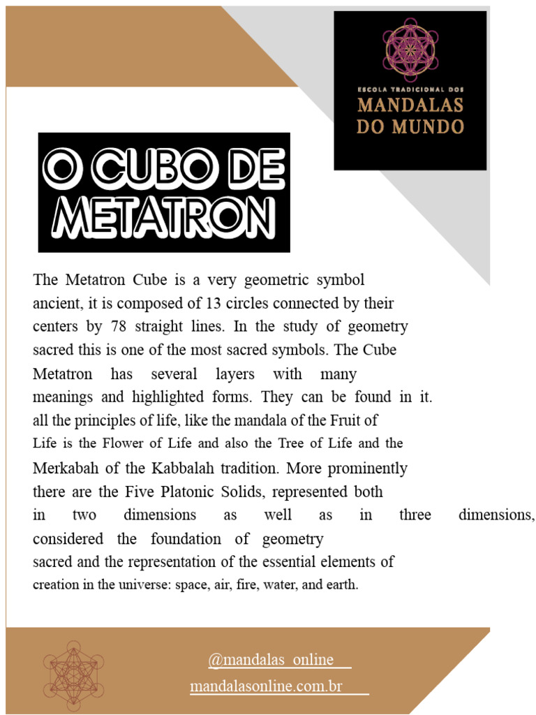 THE CUBE OF METATRON | PDF