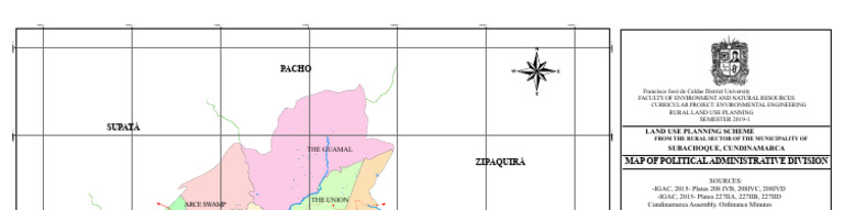 Political Administrative Division Subachoque | PDF | Earth Sciences ...