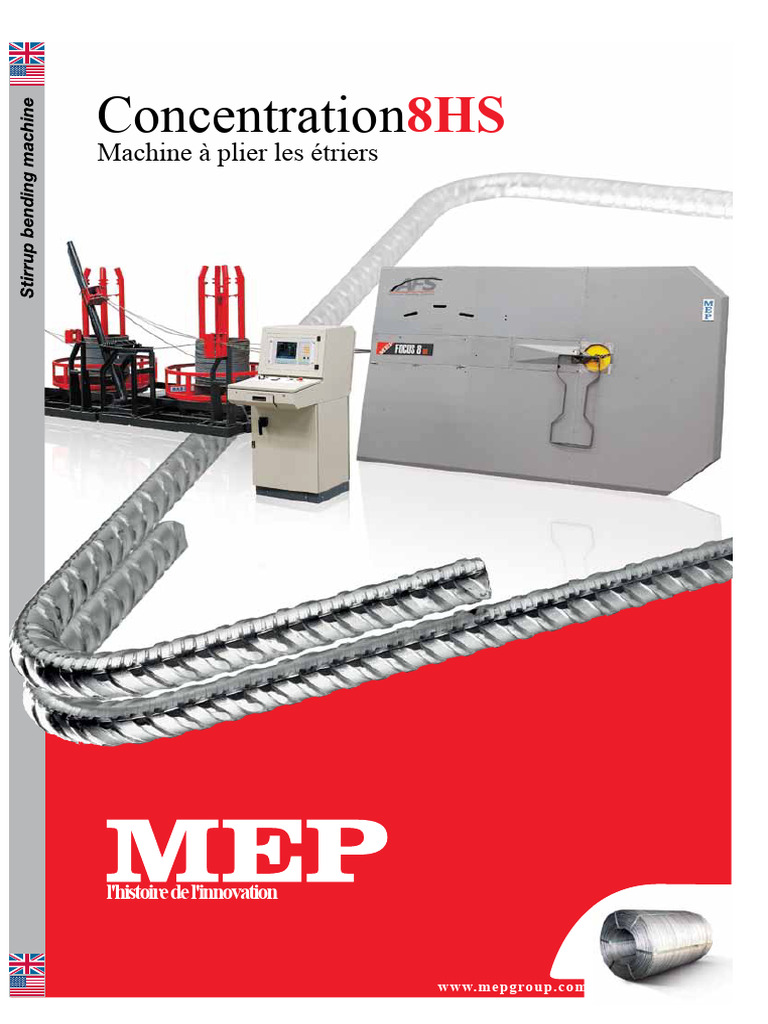 Machine à plier les étriers FOCUS 8 HS | PDF | Ingénierie mécanique