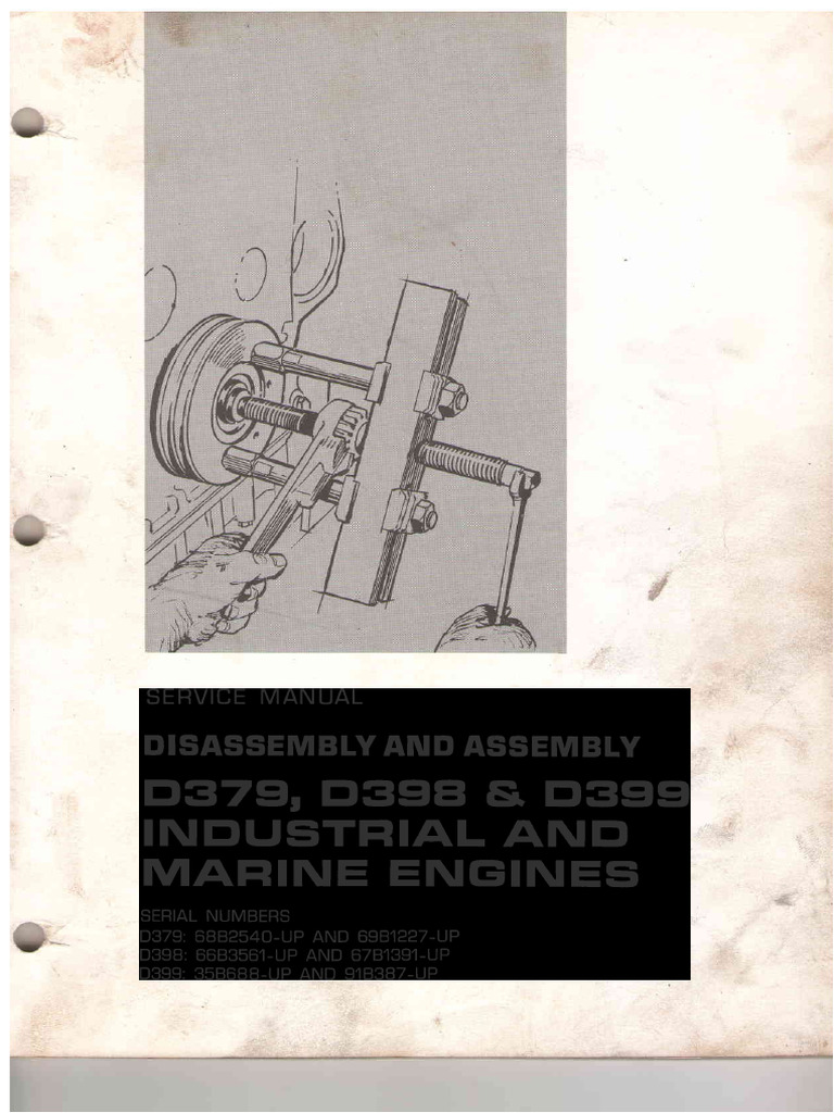 Disassembly and Assembly D 379398 and 399 | PDF
