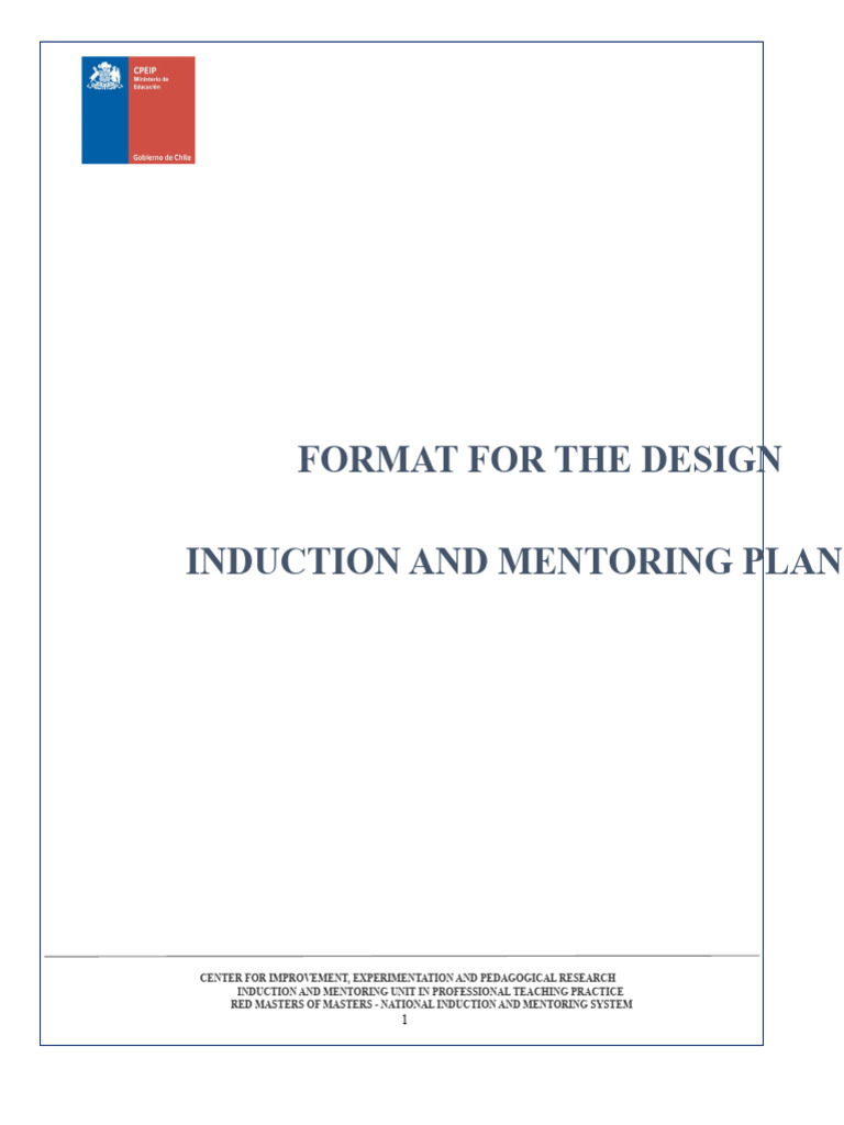 Induction and Mentoring Plan Template | PDF | Mentorship | Pedagogy
