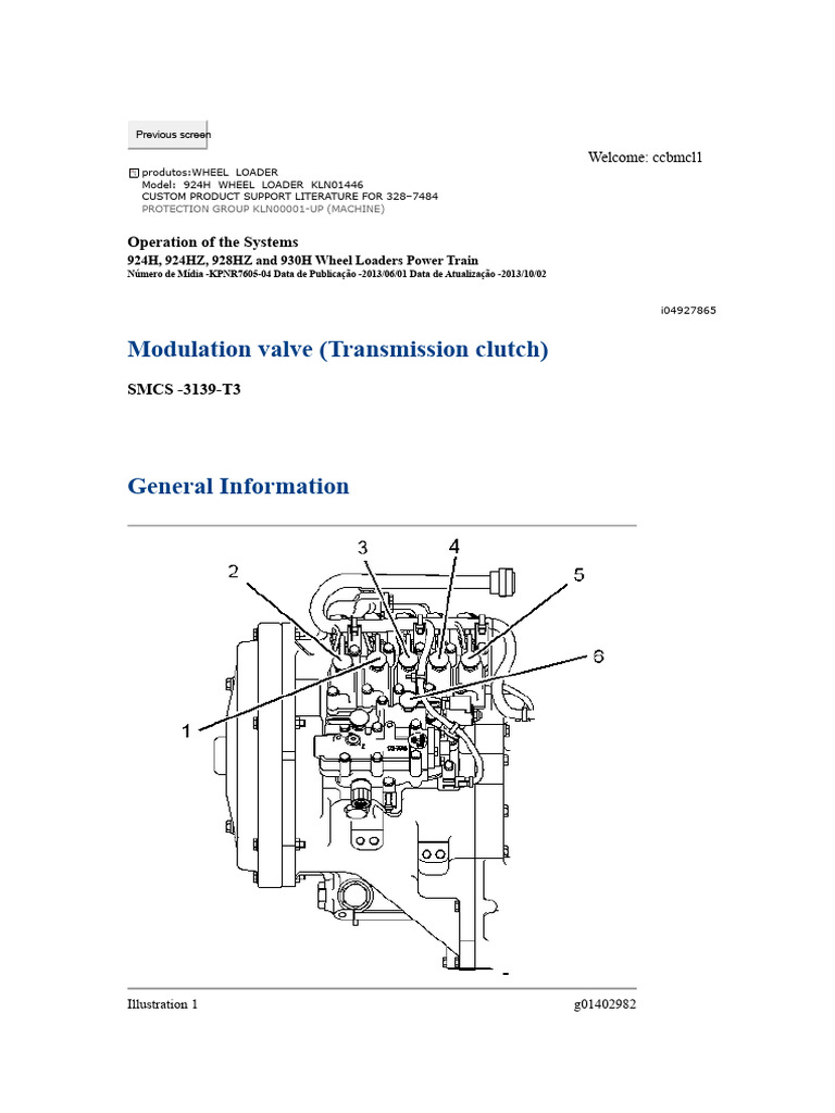 Modulation Valve (Transmission Clutch) | PDF | Clutch | Pump