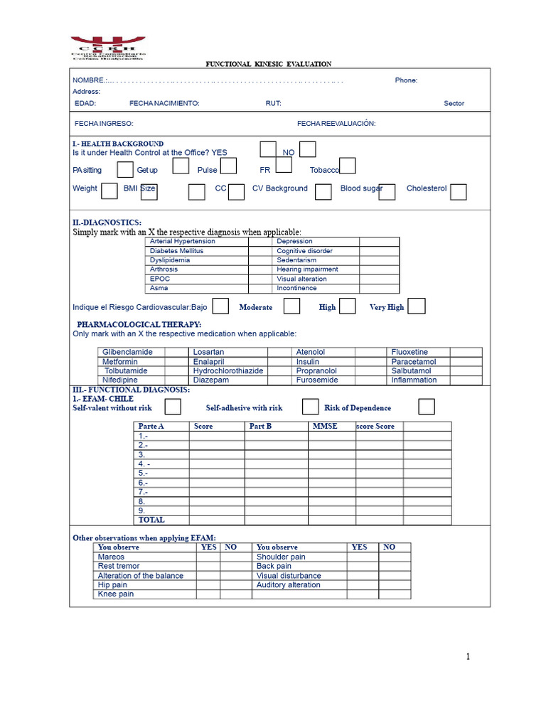 Functional Kinesic Evaluation Report | PDF | Anatomical Terms Of Motion ...
