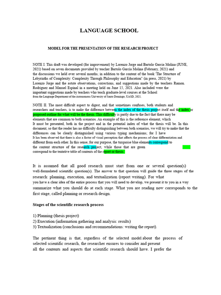 Research Project Structure Guide | PDF | Statistics | Methodology