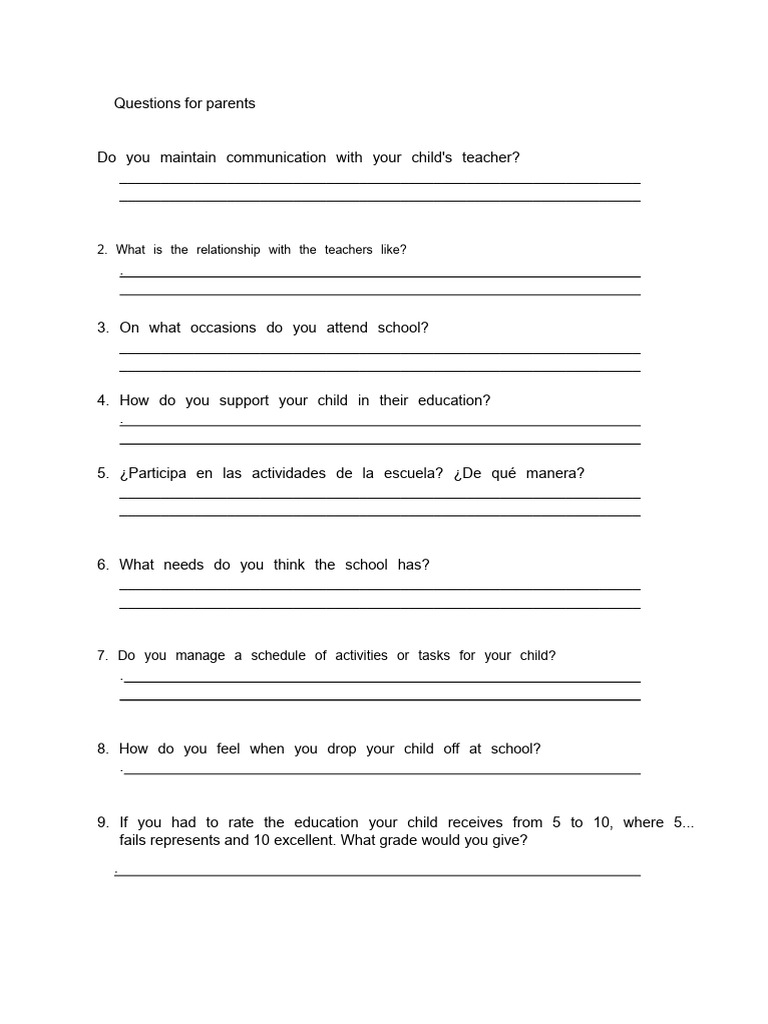 Parent-Teacher Communication Guide | PDF
