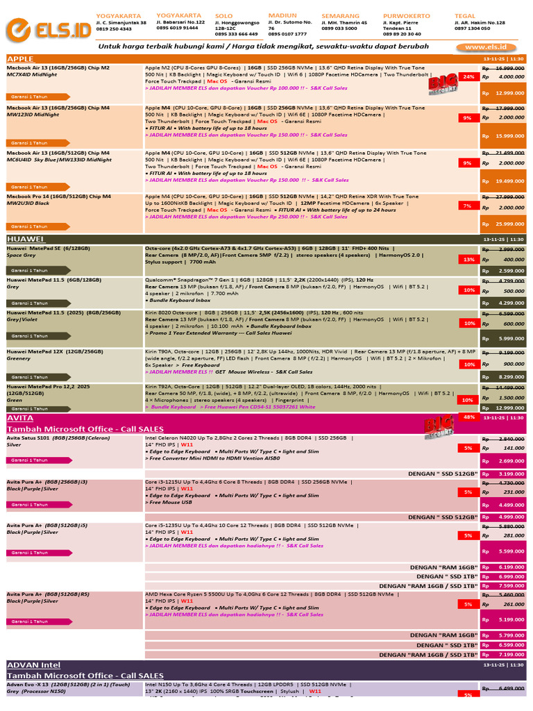 ELS 13 November 2025 | PDF