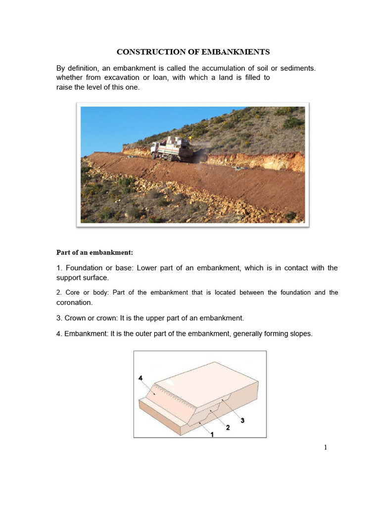Embankment Construction Guide | PDF | Landslide | Natural Materials