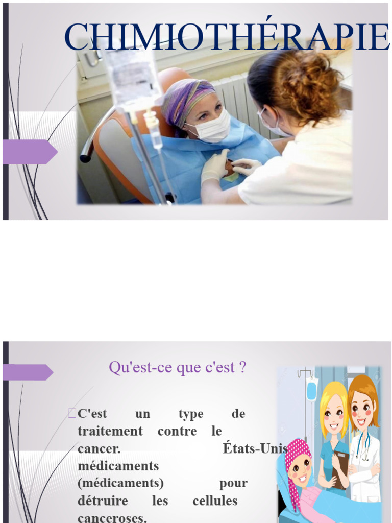Comprendre la chimiothérapie et ses effets PDF Cancer Radiothérapie — free download