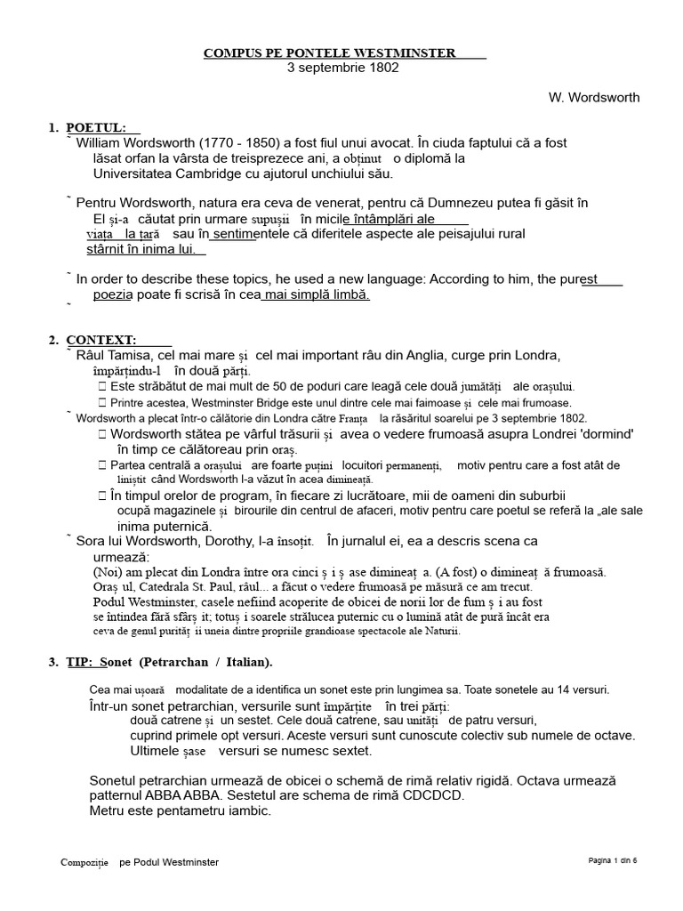Compus Pe Podul Westminster | PDF