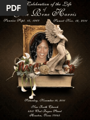 Funeral Program Design