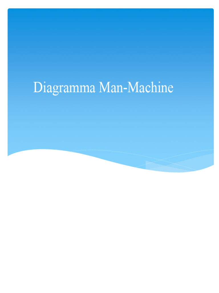 Diagramma Man-Machine | PDF