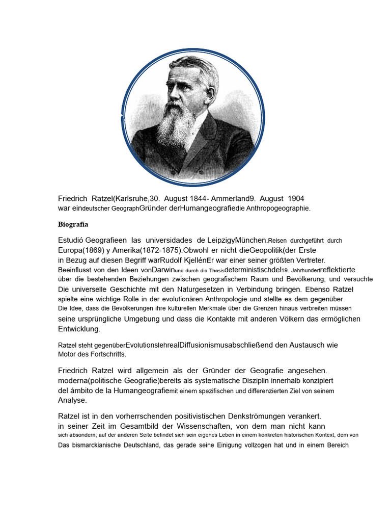 Friedrich Ratzel | PDF