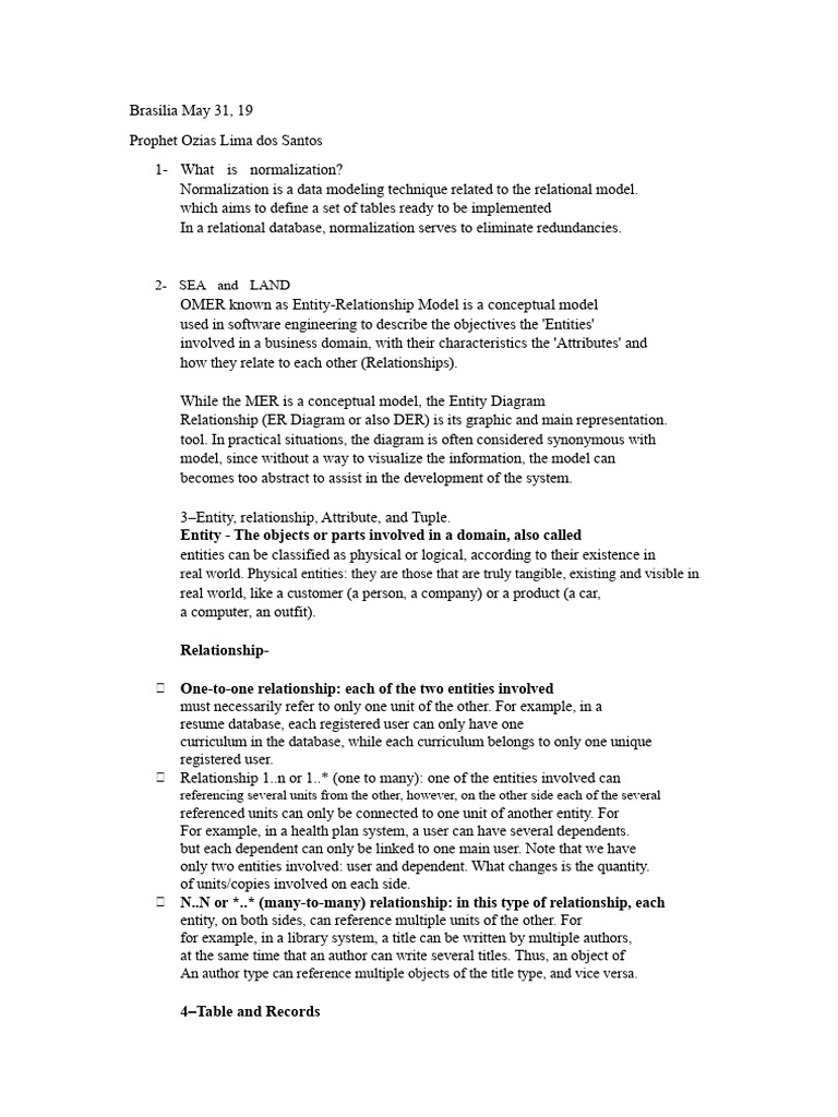 Data Modeling, Exam | PDF | Conceptual Model | Databases