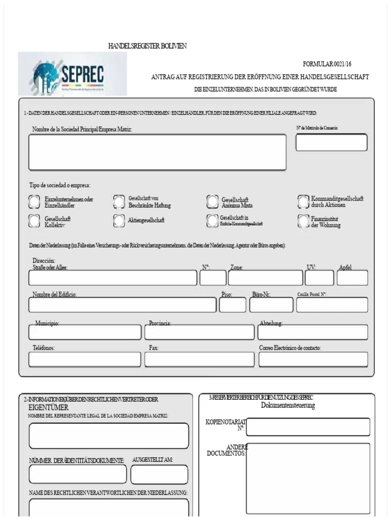 PDF-Formular Seprec Komprimieren | PDF
