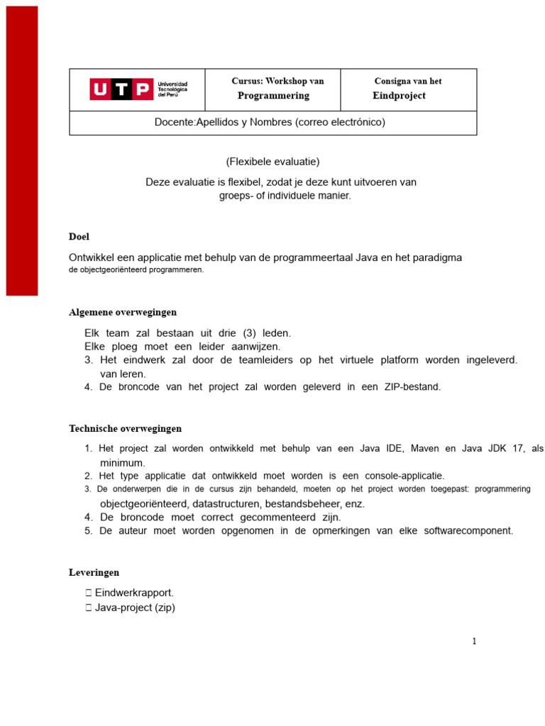 Eindproject | PDF