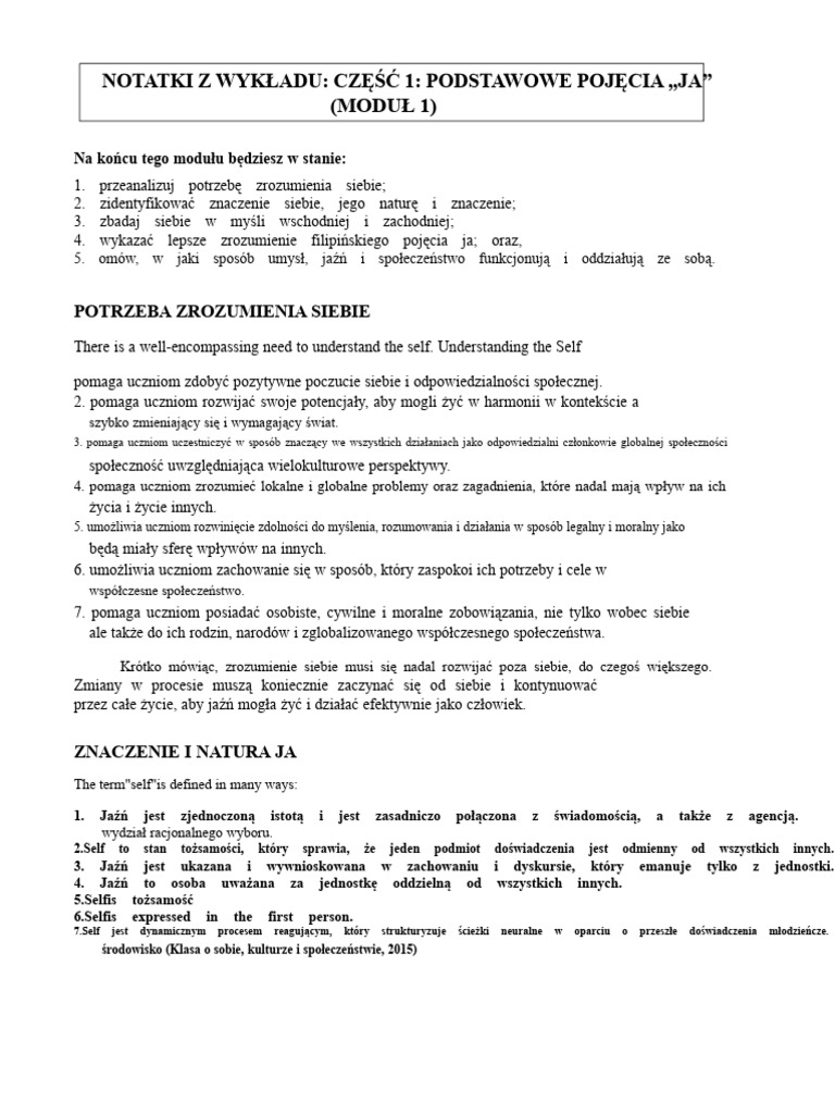 UTS - Moduł 1 | PDF