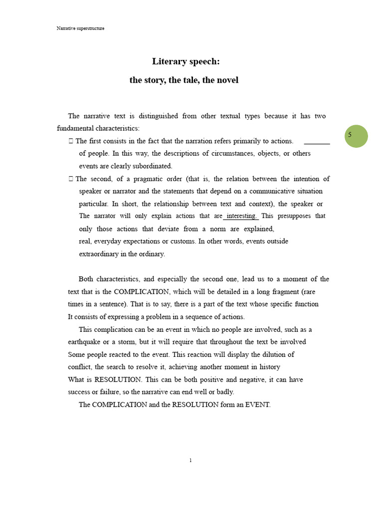 Understanding Narrative Structure | PDF | Narrative | Plot (Narrative)