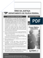 Agente PF 2012 - Caderno de Prova CESPE