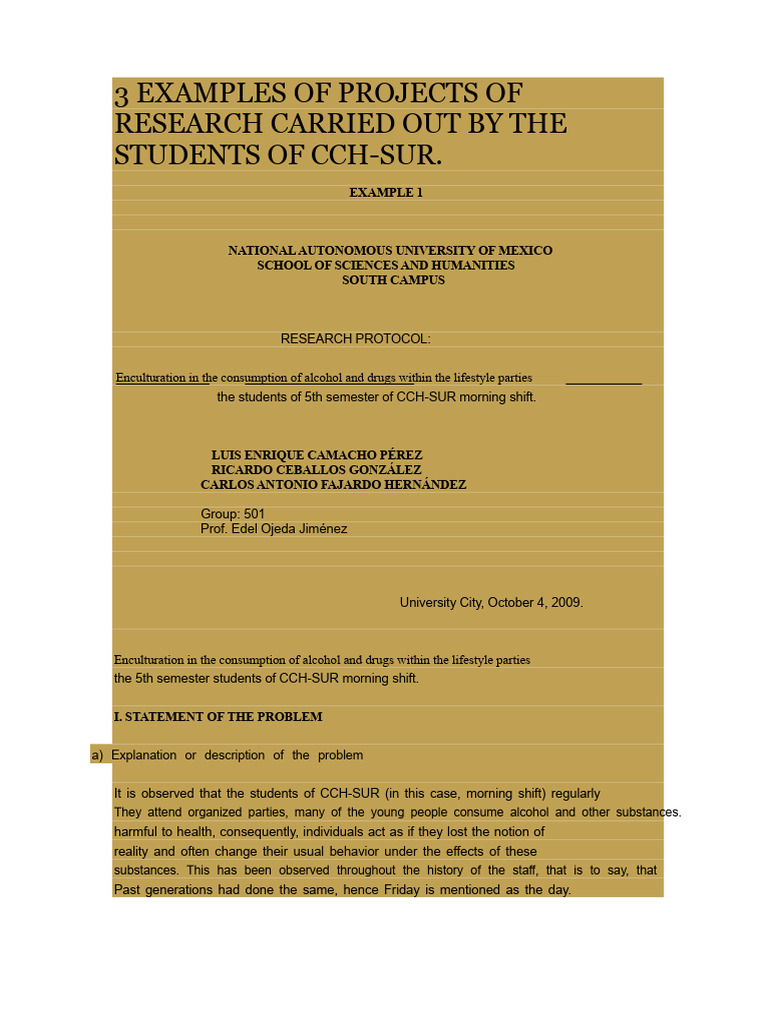 CCH-SUR Student Research on Alcohol Use | PDF | Adolescence | Alcoholism
