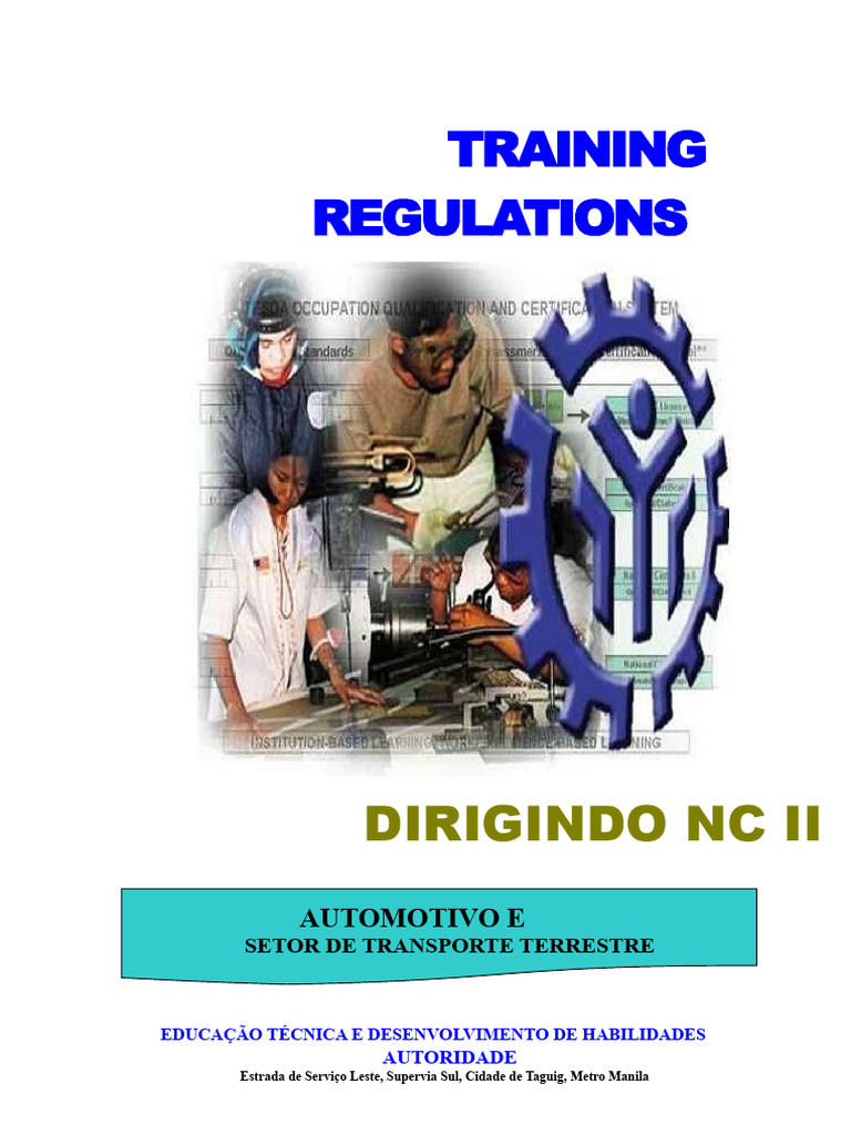 Regulamentações de Treinamento NC II | PDF | Comunicação | Competência ...