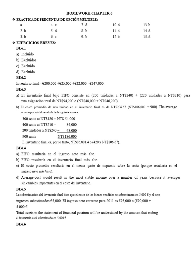 Ejercicios de Inventario y Costo de Ventas | PDF | Comercio | Logística