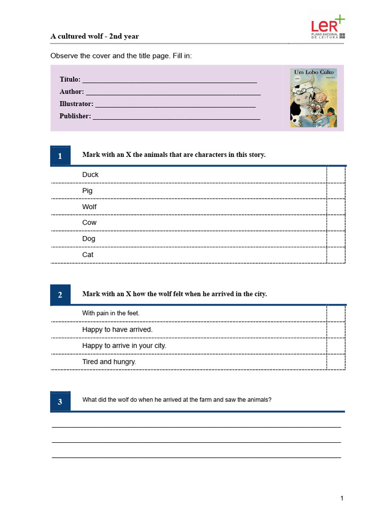 A Cultured Wolf | PDF