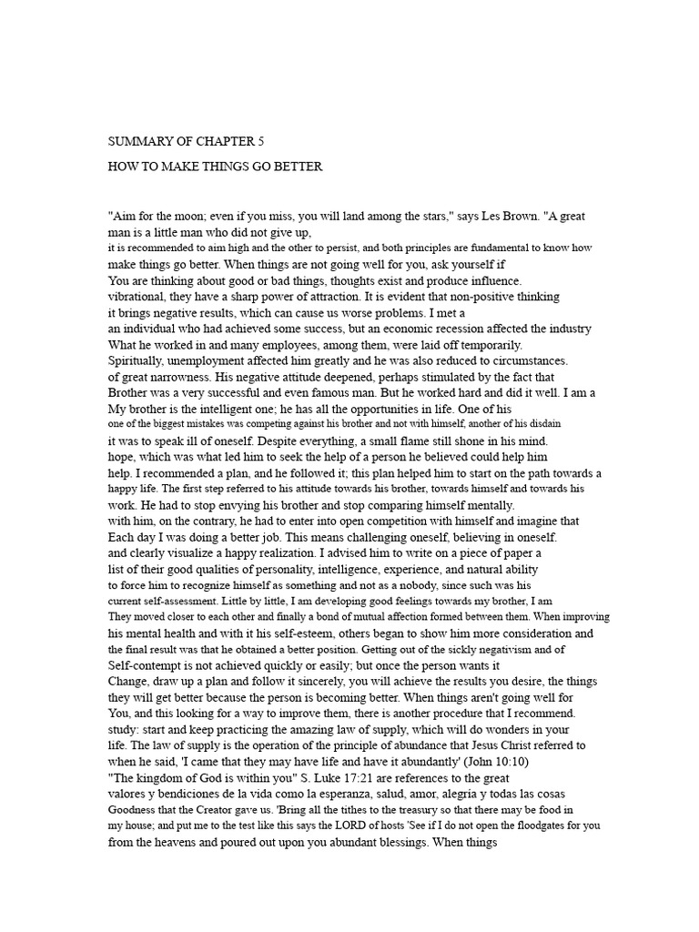 Summary of Chapters 5, 6, 7, and 8 | PDF | Thought | Mind