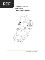 Auto Titrator Working Principle Explained | PDF | Titration | Chemistry