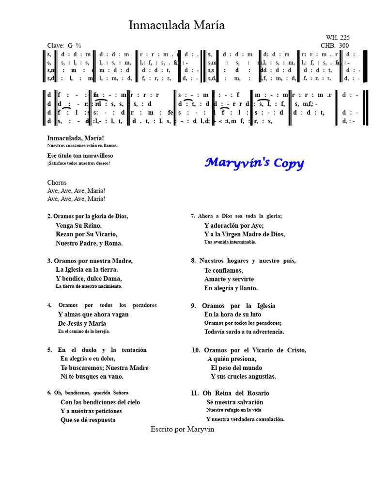 Letra de 