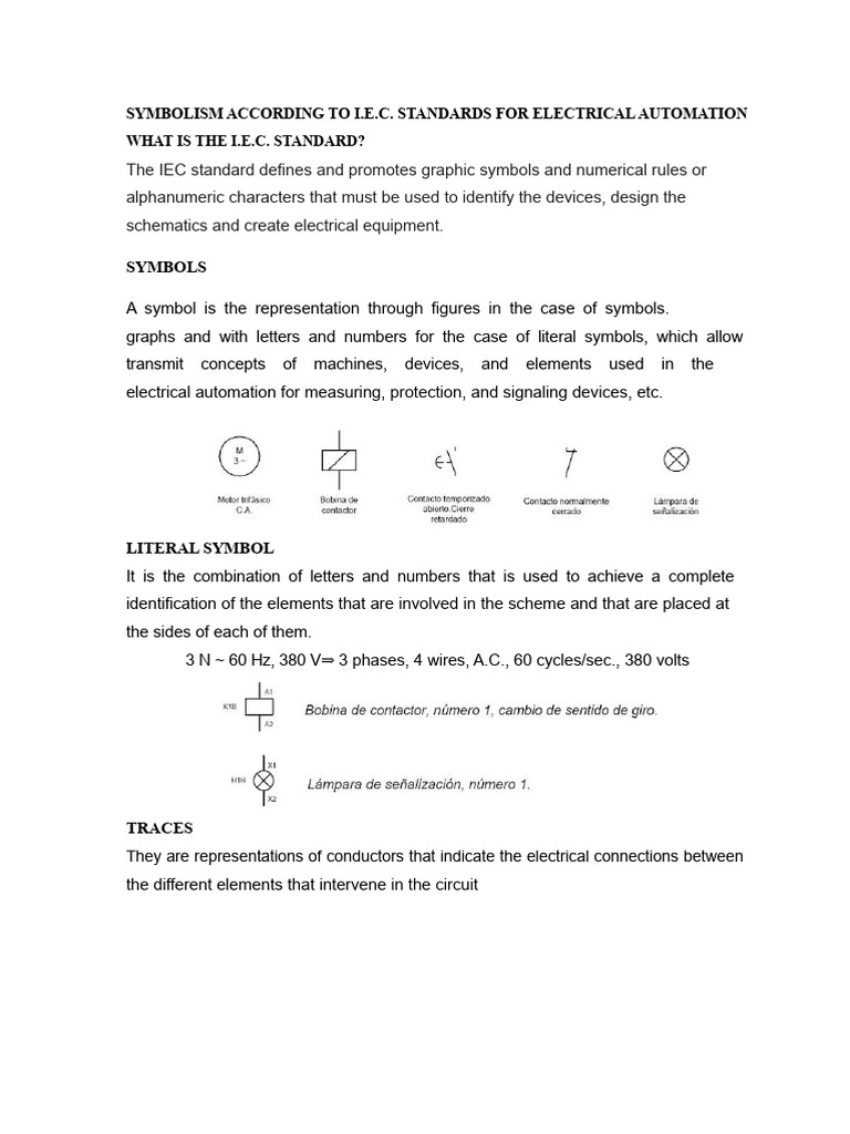 IEC Standards for Electrical Symbols | PDF | Relay | Electrical Components