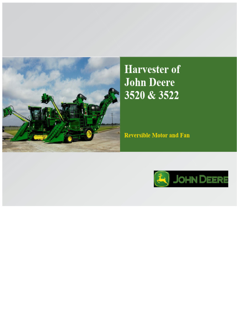 John Deere 3520 & 3522 Harvester Engine Guide | PDF | Turbocharger ...